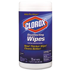 Clorox Disinfectant Wipes, Cloth, Lavender, 75 Wipes/Canister at Sears.com
