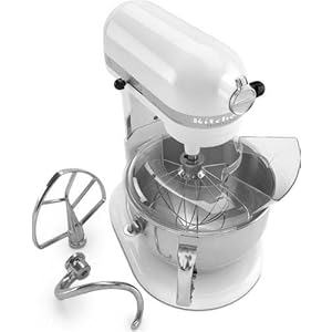 KitchenAid KP26M1XWH Professional 600 Series 6-Quart Stand Mixer, White at Sears.com