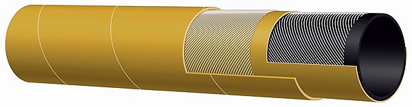 Kuriyama T155AK400X100 Textile Cord-Reinforced "Air Drill" Hose, Yellow Cover, 4" ID at Sears.com