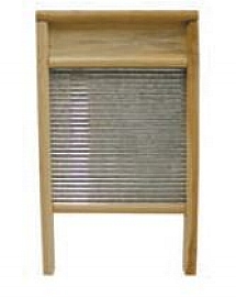 Magnolia Brush LARGE WASH BOARD 12-1/2" W x 23-1/4" L Galvanized Wash Board at Sears.com