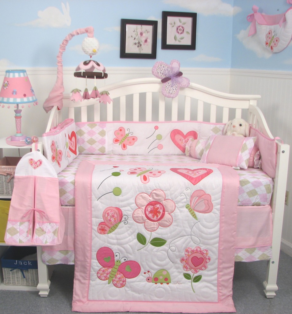SoHo Designs Butterfly Kisses Baby Crib Bedding Set 10pcs at Sears.com