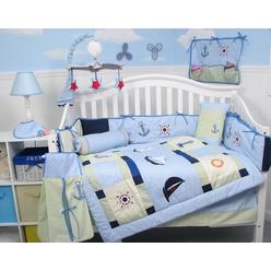 Soho Designs Baby Bedding Sets Collections On Sears Soho Designs Baby Sailboat Crib Nursery Bedding Set 14 Pcs Included Diaper Bag With Changing