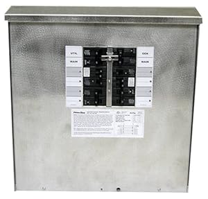 GenTran R301060 30-Amp 10-Circuit Outdoor Generator Transfer Switch for Generators up to 7500 Watts at Sears.com