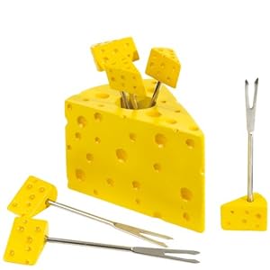 Boska Holland Cheese Party Pick Set  Yellow