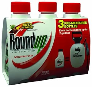 Roundup 5006510 Weed and Grass Killer Plus Concentrate Bottle, 6-Ounce /3- Pack at Sears.com