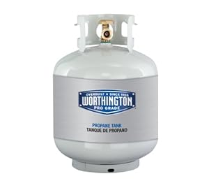 Worthington 308551 20-Pound Steel Propane Cylinder With Type 1 With Overflow Prevention Device Valve And Sight Gauge at Sears.com