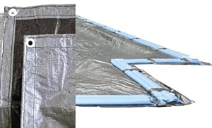 PoolTux 12122034I King Winter Cover for 14-Feet by 28-Feet Inground Pool