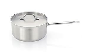 Homichef 1.3 Quart Low Stainless Sauce Pan