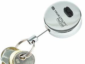 True Utility TU35 ReCoil Retractable Key Ring With Quick Release Clips and Belt Clip at Sears.com