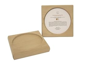 Nature's Cuisine Natures Cuisine NCBRIECSQ Square Cedar Personal Roasting Plank