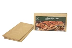 Nature's Cuisine Natures Cuisine NC005-210 Alder Grilling Plank  5-1/2-Inch by 10-Inch by 5/16-Inch  2 Count