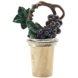 HomeAndWine.com Hand Painted Grapevine Pewter Wine Bottle Stopper at Sears.com