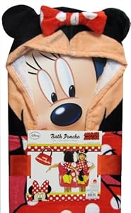 Walt Disney Co Minnie Mouse Disney Minnie Mouse Hooded Poncho Beach Pool Bath Towel - 22x22 Inches at Sears.com