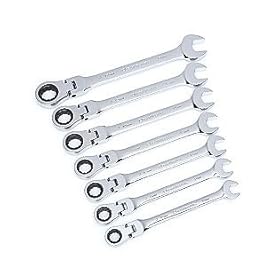 GearWrench 7-Piece Metric Flex Head Ratcheting Combination Wrench Set # 35591 at Sears.com