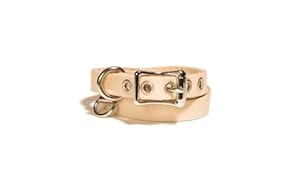 Buddy Belts Natural Collection Pet ID Collar, 1/2 by 14-16-Inch, Natural at Sears.com