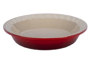Le Creuset PG1855-2367 Stoneware Pie Pans, 9-Inch, Cherry at Sears.com