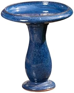 Alfresco Home Mayorca Bird Bath, Snow Blue at Sears.com