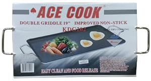 ACE COOK 92593 Double Burner Non Stick Griddle