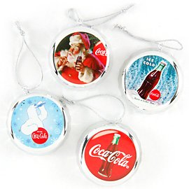 Coca-Cola Bottle Cap Ornaments - 4 Piece Set at Sears.com