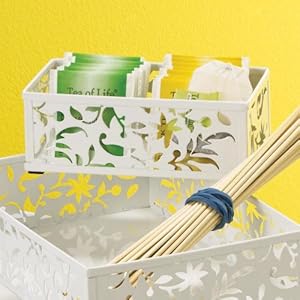 Design Ideas Vinea Storage Drawer, 3 by 6-Inch, White at Sears.com