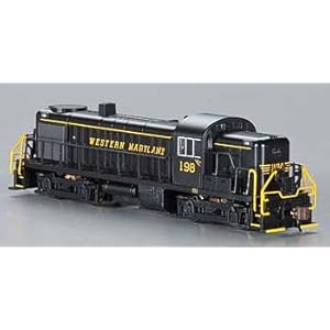 Bachmann Trains Bachmann Industries Alco RS-3 Locomotive Western Maryland 198 (Speed Lettering, Black and Yellow) N Scale - DCC on Board at Sears.com