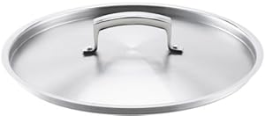 Browne Foodservice 57 24150 18/10 Stainless Steel Deep Sauce Pot and Pan Cover  19-1/2-Inch