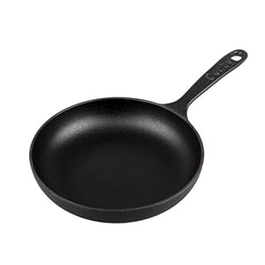 Denby CII-520 Cast Iron Omelette Pan 8-Inch Blue