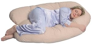 Leachco Back 'N Belly Chic Pillow with Easy On- Off Zippered Cover - Beige Swirls at Sears.com