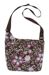 Bliss Living Home Bliss Brown Flower Tablet Messenger Bag at Sears.com