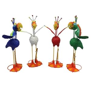 Exhart 60186 GeekyBeek Parrots, Medium, 26-Inch at Sears.com
