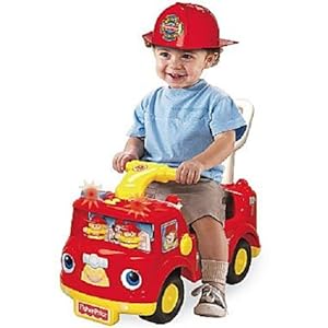 Fisher-price? Ride-on Toy Fire Truck with Helmet at Sears.com