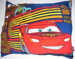 Disney Cars, Lightning McQueen Plush Fleece Sleeping / Bed Pillow , 20" W x 26" L, BLUE at Sears.com