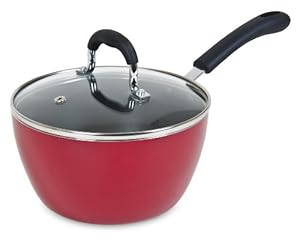 Clipper 315-00013 2.5-Quart Pantry Chef Sauce Pan with Lid  Red