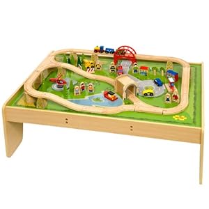 BigJigs Toys Bigjigs Train Set and Table Combination in a Box at Sears.com
