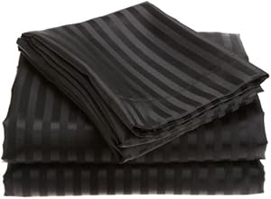 Divatex Home Fashions Royal Opulence Woven Satin Stripe Sheet Set at Sears.com