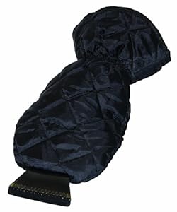 Bags For Less Deluxe Lined Ice Scraper Glove Mitt, Black by Bags for LessTM at Sears.com