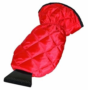 Bags For Less Deluxe Lined Ice Scraper Glove Mitt, Red with Black by Bags for LessTM at Sears.com