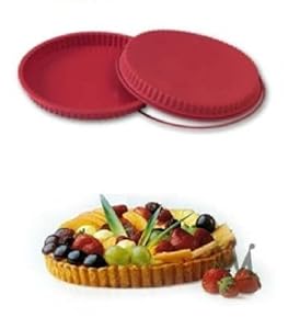 Silikomart SFT428/C Silicone Classic Collection Flan/Tart Pan, 11-Inch at Sears.com