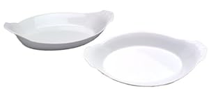 BIA Cordon Bleu 10-Inch, 8-Ounce Porcelain Oval AuGratin Dishes, Set of 2 at Sears.com