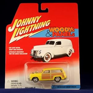 Johnny Lightning '50 MERCURY WOODY WAGON * YELLOW * Johnny Lightning 2002 CUSTOM WOODYS & PANELS Release 2 1:64 Scale Die Cast Vehicle at Sears.com