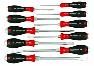 Wiha 53099 Soft Finish Heavy Duty Screwdriver Set, Slotted/Phillips, 10-Piece at Sears.com