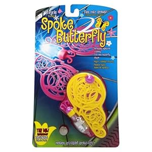 Tireflys Butterfly Flashing Bicycle Spoke Light - Yellow and Pink at Sears.com