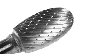Champion Cutting Tool USE3 Uncoated Double Cut Bur, Oval Shape Solid Carbide, 3/8-Inch Cutter Diameter 5/8-Inch Length of Cut at Sears.com