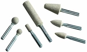 United Abrasives/SAIT 50367 W220 1 by 1 by 1/4 A80GFX Cotton Fiber Mounted Point, 10-Pack at Sears.com