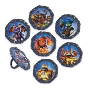 Skylanders giants 12 Skylanders Cupcake Plastic Rings Party Favors at Sears.com