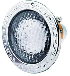Pentair 78444200 Amerlite Underwater Incandescent Light with Stainless Steel Medium Blue Lens Face Ring  400-Watt  120-Volt  30-