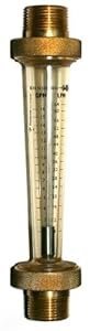 Pentair LDF360T Brass Threaded End Small Body Flowmeter  1-Inch