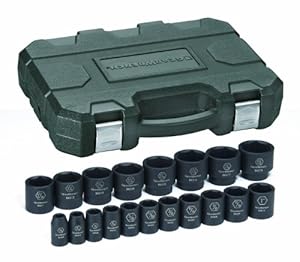 GearWrench 84932 1/2-Inch Drive Impact Socket Set SAE, 19-Piece at Sears.com