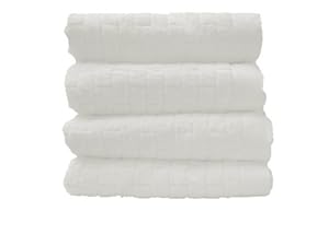 MAGHSO Brick Spa Bath Towels, White, Set of 4 at Sears.com