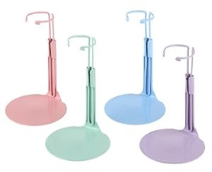 Collecting Warehouse Kaiser Doll Stand 1199, Box of 12 - Assorted Rainbow-Colored Doll Stands for 6" to 7" Dolls at Sears.com